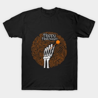 Happy Halloween Candy Bone T-Shirt